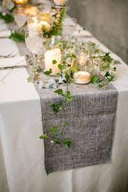 Perfect Wedding Table Decorations For Your Summer Wedding At The Camano Center A Non Profit Even Table Runners Wedding Wedding Table Wedding Table Decorations