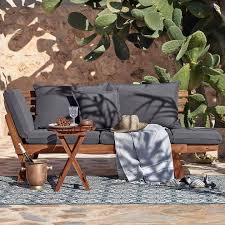 Sonnenliege Fsc 100 L 162 5 202cm Natur Sonnenliege Haus Deko Beistelltisch Rund