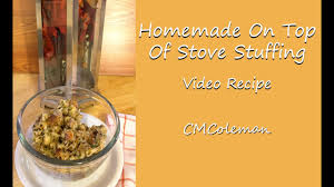 This is how i make stove top stuffing taste like homemade. Homemade On Top Of Stove Stuffing Video Recipe Youtube
