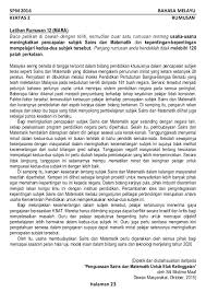 Soalan sebenar/ulangan bahasa melayu (bm) spm. Rumusan Spm 2016 Cute766