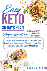 Easy Keto Diet For Beginners 30 Days Plan All Day Breakfast Lunch And Dinner Low Carb Recipes Specific Daily Meal Plan Weight Loss And