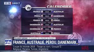 Ici vous avez la possibilité de passer en revue. Coupe Du Monde Australie Perou Danemark Le Calendrier De L Equipe De France