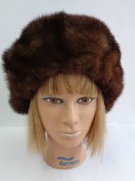 カスタムメイド デミバフ・ミンク毛皮ファー・ハット 帽子