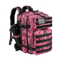 35L Gym Backpack W/Cup Holders Pink Tie Dye