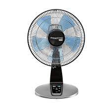 Table fan features an oscillating function that works to provide wider air distribution, giving you improved air circulation across your entire space, so you can enjoy more efficient cooling performance. Rowenta Turbo Silence Extreme 12 Inch Oscillating Table Fan With Remote Control Bed Bath And Beyond Canada