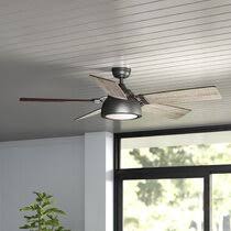 This fan is controlled by a small. Modern Contemporary Ceiling Fans You Ll Love In 2021 Wayfair
