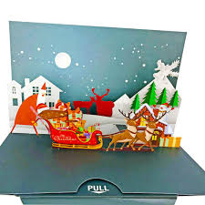 Fold a piece of construction paper or cardstock in half. 3d Pop Up Christmas Cards Christmas Greeting Cards Handmade Holiday Xmas Cards Envelopes For Xmas New Year 1 Pack Amazon In Office Products