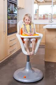 Boon Flair Pedestal High Chair White Gray Walmart Com Walmart Com