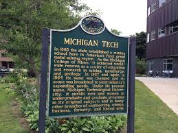 Michigan Tech Sign Houghton Mi Michigan Tech Michigan Technological University Michigan