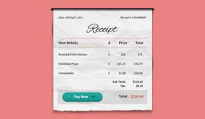 Download Free Payment Receipt Design Mockup In Psd Designhooks