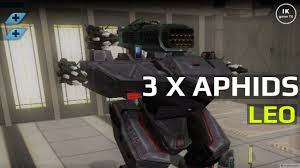 We did not find results for: One Of The Best Set Up War Robots Leo 3 X Aphids Thunder Leo Is The Highest Hit Points In War Robots Game At Base Stats Watch More Http Robot