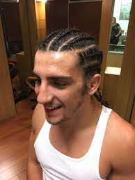 Fro To Cornrows This Boy Is Crazy Braids Fighter Bringtheheat Beauty Hair Styles Cornrows