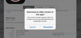 First, you need to log out of your current regional itunes or app store: How To Download Old Versions Of Apps From The App Store On An Older Iphone Or Ipad That Can T Run Ios 11 Appleinsider