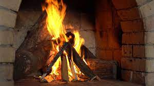 Zoom Background Video Fireplace