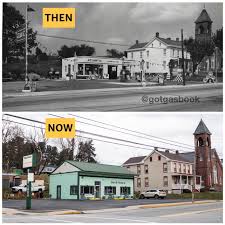 When traffic circled Hanover's square ... .