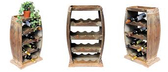 Ein bar regal aus beton holz und stahl selber bauen. Weinregal Fass Designer Weinregal Fur Zu Hause Vinowo De
