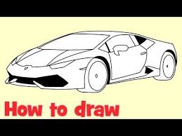 Lamborghini boyama kitabı ücretsiz bir çevrimiçi boyama ve çocuk oyunu bu oyunda size oyunun sonunda büyük bir puan elde etmek lambo presents new huracan evo gt celebration limited model! How To Draw A Car Lamborghini Huracan Youtube Car Drawing Kids Car Drawing Easy Concept Cars