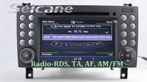 It has the same harness and plug as original radio, totally plug and play when install. 2000 2011 Mercedes Benz Slk R171 Radio Stereo Removal Upgrade To In Dash Dvd Player With Wifi Rds Tv Youtube