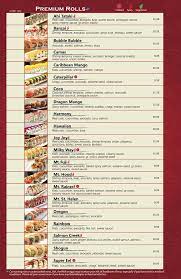 Mio Sushi Menu Now Open Contest Point Ruston Sushi Menu Sushi Sweet Sauce