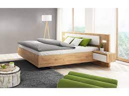 Cadre de lit 160x200 cm. Ensemble Lit 160x200 Sommier Inclus Et Chevets Suspendus Xelyo Bobochic
