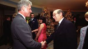 President bill clinton that became a scandal. Hillary Clinton Monica Lewinsky Photo Of Pair Shaking Hands In 1996 The Hollywood Reporter
