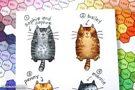 What Color Is Your Cat Coloring Cats With Copic Markers