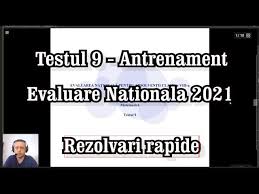 Și da, școala online a încurcat, dar vă mai spun ceva. Test 9 Antrenament Evaluarea Nationala 2021 Matematica Clasa A 8 A Rezolvari Rapide Youtube