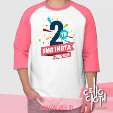 Maybe you would like to learn more about one of these? Kaos Reuni Raglan Pink 2 Tahun Sma 1 Kota Sablon Kaos Online