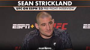Her short curly hair gives her a bold look. Sean Strickland Ufc On Espn 23 Pre Fight Interview Media Day Youtube