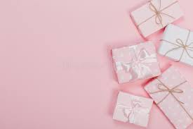 Gift Box Wrapped In Pastel Paper With Pink Ribbon On Pink Surface Top View An Ad Pastel Paper Pink Pastel Paper Pink Ribbon Birthday Post Instagram