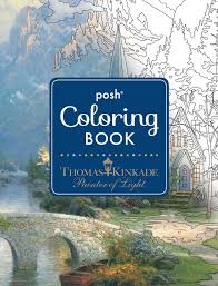 See more ideas about thomas kinkade adult coloring pages coloring books. Kinkade T Posh Adult Coloring Book Thomas Kinkade Designs Posh Coloring Book Band 14 Kinkade Thomas Amazon De Bucher