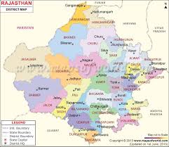 Rajasthan Map Districts In Rajasthan Rajasthan Map India Map