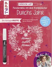 Kreidemarker in verschiedenen stärken (ca. Vorlagenmappe Fensterdeko Mit Dem Kreidemarker Durchs Jahr Mit Bine Brandle Inkl Original Kreidemarker Von Kreul