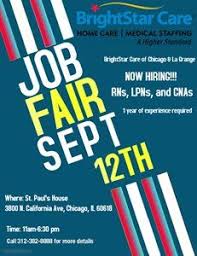 Job Fair Wednesday 9 12 Join Us Brightstar Care Job Fair Job Home Care Agency