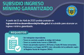 Averigua si te corresponde recibir el segundo pago del beneficio. Subsidio Ingreso Minimo Garantizado Ilustre Municipalidad San Vicente De Tagua Tagua