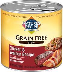 Natures Recipe Grain-free Chicken Venison Stew Canned Dog Food 10-oz Case Of 12 - Chewycom