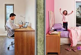 انواع عازل صوت للغرف الخشبي والفلين