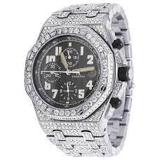 Audemars Piguet Mens 42 Mm Audemars Piguet Royal Oak Offshore Stainless Steel Diamond 225 Ct - Walmartcom