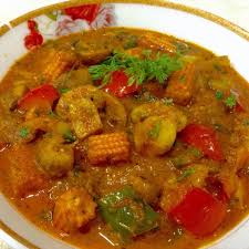 Mushroom Baby Corn And Bell Pepper Curry Recipe By Delicacies On The Plate Pallavi S Kitchen At Betterbutter