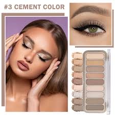 IONSGAKO 9 Colors Matte Naked Eyeshadow Palette Natural Nude Smoky Brown  Taupe Eyeshadow Palette Ultra-Blendable Highly Pigmented Eye Shadow Makeup  ...