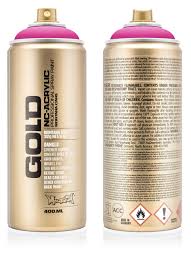 Montana Gold Spray Paint 400ml Montana Cans Highest