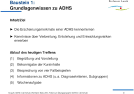 Adhs In Der Schule Ein Ubungsprogramm Fur Lehrer Prof Dr Gerhard W Lauth Pr Ofessor Lauth Pdf Free Download