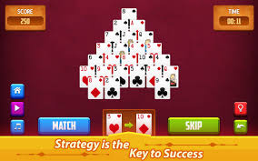 The object of the game is to remove pairs of cards that add up to a total of 13, the equivalent of the highest valued card in the deck, from a pyramid arrangement of 28 cards. Pyramid Solitaire Play Free Online Card Games At Games2master Com