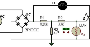 Rangkaian Ini Merupakan Rangkaian Yang Menerapkan Sensor Cahaya Yaitu Ldr Silicon Controlled Rectifier Scr Adalah Salah Satu Ko Lampu Bercahaya Belajar
