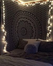 Indian Black Tapestry In 2020 Bedroom Decor Simple Bedroom Decor Tapestry