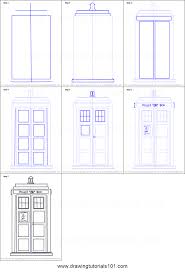 Drawing The Tardis Doctor Who Drawings Doctor Who Tattoos Step By Step Drawing