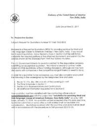 Cover Letter Embassy Example