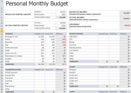 Personal Monthly Budget Template In Excel Monthly Budget Template Personal Budget Template Excel Budget Template