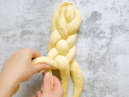 Step 1 line up your 4 strands. How To Braid Challah Learn To Braid Dough Like A Pro