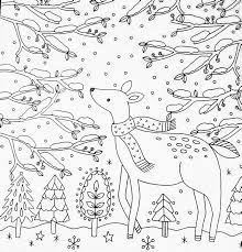 Educational game for kids with cute snowman. Forest Deer Coloring Page Novocom Top